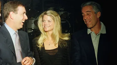 Prince Andrew, Gwendolyn Beck and Jeffrey Epstein at a party at the Mar-a-Lago club, Palm Beach, Florida, February 12, 2000. As of late 2025 and early 2026, Prince Andrew, Andrew Mountbatten-Windsor, had been stripped of his remaining royal titles, patronages, and the style of His Royal Highness (HRH) by King Charles III, following scrutiny regarding his links to convicted sex offender Jeffrey Epstein. On February 19, 2026, he was arrested on suspicion of misconduct in public office over ties to Epstein. crime
